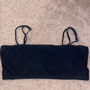 Black Misguided Bikini Top